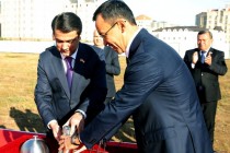 رستم امامعلی در مراسم کلنگ زنی ساختمان جدید سفارت تاجیکستان در نور سلطان، پایتخت قزاقستان شرکت کرد