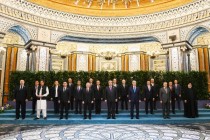 نشست شورای سران کشورهای اعضای سازمان همکاری شانگهای در دوشنبه برگزار شد