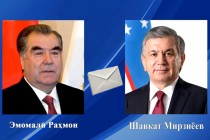 امامعلی رحمان، رئیس جمهور جمهوری تاجیکستان به شوکت میرضیایف، رئیس جمهور جمهوری ازبکستان پیام تبریک ارسال کردند