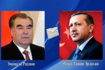 تبادل پیام تبریک امامعلی رحمان، رئیس جمهور جمهوری تاجیکستان و رجب طیب اردوغان، رئیس جمهور جمهوری ترکیه