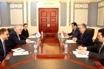 سراج الدین مهرالدین با ووک جوگیچ، سرپرست دفتر سازمان امنیت و همکاری اروپا در دوشنبه ملاقات کرد