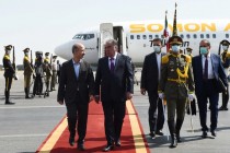 آغاز سفر رسمی امامعلی رحمان، رئیس جمهور جمهوری تاجیکستان به جمهوری اسلامی ایران