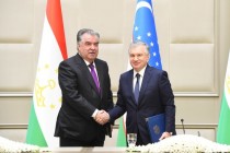 مراسم امضای اسناد همکاری جدید بین تاجیکستان و ازبکستان