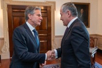 وزیر امور خارجه تاجیکستان با وزیر امور خارجه آمریکا دیدار و گفتگو کرد