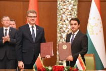 مراسم امضای اسناد جدید همکاری بین تاجیکستان و بلاروس
