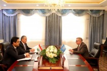 سراج الدین مهرالدین با الکساندر زویف، دستیار دبیرکل سازمان ملل متحد دیدار کرد