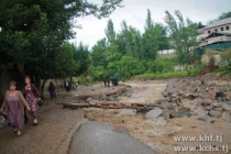 خطر جاری شدن سیل و رانش زمین در تاجیکستان همچنان موجود است