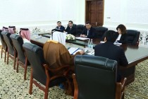 قاهر رسول زاده، نخست وزیر جمهوری تاجیکستان با دکتر علی بن سمیح الماری، وزیر کار کشور قطر دیدار و گفتگو کرد