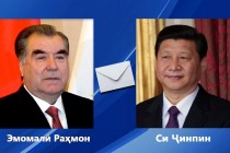امامعلی رحمان، رئیس جمهور جمهوری تاجیکستان به شی جین پینگ، رئیس جمهور جمهوری خلق چین پیام تبریک ارسال کردند