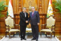 امامعلی رحمان، رئیس جمهور جمهوری تاجیکستان با رشید مرداف، معاون کابینه وزیران و وزیر امور خارجه ترکمنستان دیدار و گفتگو کردند