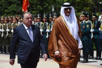 سفر رسمی شیخ تمیم بن حمد آل ثانی، امیر قطر به جمهوری تاجیکستان آغاز شد