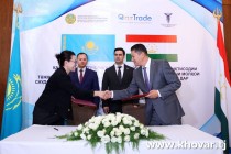 قراردادهای به ارزش 82.1 میلیون دلار بین محافل تجاری تاجیکستان و قزاقستان امضا شد