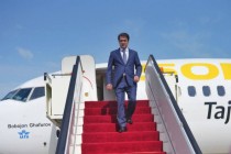 رستم امامعلی، رئیس فدراسیون فوتبال تاجیکستان وارد شهر دوحه قطر شد