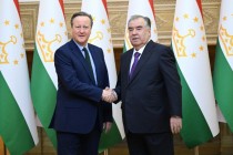 امامعلی رحمان، رئیس جمهور جمهوری تاجیکستان با دیوید کامرون، وزیر امور خارجه بریتانیا دیدار و گفتگو کردند