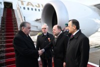 آغاز سفر کاری امامعلی رحمان، رئیس جمهور جمهوری تاجیکستان به فدراسیون روسیه