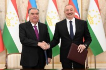 مراسم امضای اسناد همکاری جدید بین تاجیکستان و آذربایجان