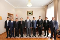 هیئت انجمن تحقیقات حقوق بشر چین با فعالیت های دانشگاه ملی تاجیکستان آشنا شد