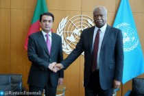 رئیس مجلس ملی مجلس عالی جمهوری تاجیکستان با رئیس هفتاد و نهمین اجلاس مجمع عمومی سازمان ملل متحد دیدار و گفتگو کرد
