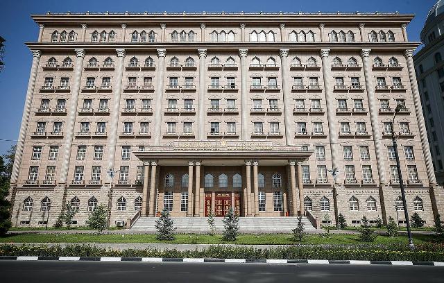 DUSHANBE, TAJIKISTAN - AUGUST 10, 2018: The offices of the Foreign Ministry of Tajikistan. Yegor Aleyev/TASS
“аджикистан. ƒушанбе. «дание ћинистерства иностранных дел –еспублики “аджикистан. ≈гор јлеев/“ј——