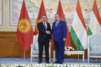 شرکت روسای جمهور تاجیکستان امامعلی رحمان و قرقیزستان صدر جپاراف در همایش اقتصادی و سرمایه‌گذاری تاجیکستان و قرقیزستان