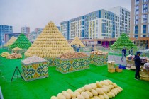 نمایش محصولات کشاورزی، صنعتی، صنایع دستی مردمی و غذاهای ملی تاجیکستان در آستانه برگزار شد