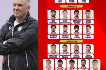 ترکیب تیم ملی فوتبال تاجیکستان برای بازی مقدماتی جام ملت‌های آسیا-2027 مقابل تیمور شرقی اعلام شد