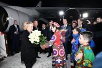 والنتینا ماتوینکو، رئیس شورای فدراسیون مجلس فدرال روسیه وارد دوشنبه شد