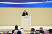قاهر رسول زاده، نخست وزیر تاجیکستان در همایش بین المللی سرمایه گذاری تاشکند شرکت کرد