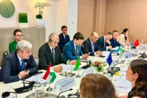 اشتراک معاون وزیر امور خارجه جمهوری تاجیکستان در گفتگوی سیاسی و امنیتی بین اتحادیه اروپا و آسیای مرکزی