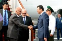 Президент Афганистана Мухаммад Ашраф Гани с официальным визитом прибыл в Душанбе