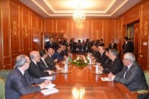 Встреча Председателя Маджлиси намояндагон Таджикистана с Президентом Афганистана