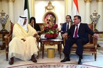 Лидер нации встретился с первым заместителем Премьер-министра, министром иностранных дел Государства Кувейт