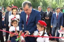 Лидер нации открыл современную школу на 464 ученических мест в Шугнанском районе
