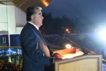 Выступление Лидера нации Эмомали Рахмона в честь 25-й годовщины Государственной независимости Республики Таджикистан
