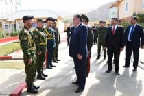 Президент страны в Дарвазском районе посетил воинскую часть 02011Б Сил быстрого реагирования Министерства обороны