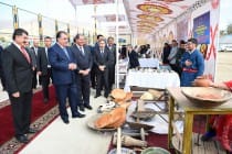Президент страны посетил выставку достижений народного хозяйства Дарвазского района