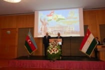 Празднование 25-й годовщины Независимости Республики Таджикистан в городе Баку