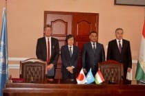 Таджикистан и Япония подписали проект по укреплению потенциала снижения риска бедствий и реагирования