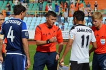 Бригада арбитров из Казахстана обслужит матч Таджикистан – Палестина