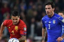 Футболисты сборных Италии и Испании разошлись миром в отборочном матче ЧМ-2018