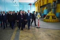 Лидер нации дал старт модернизации Сарбандской ГЭС