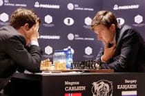 Карякин уступил Карлсену в 10-й партии матча за шахматную корону