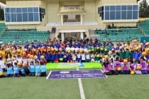 Фестиваль массового футбола прошел в Душанбе