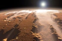 На Марсе обнаружили запасы замерзшей воды