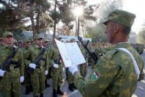 Около 200 новобранцев погранвойск присягнули на верность Таджикистану