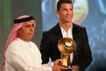 Роналду получил награду лучшему футболисту мира Globe Soccer Awards