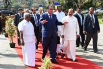 Визит Лидера нации в город Канди Демократической Социалистической Республики Шри-Ланка