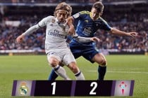 «Реал» уступил «Сельте» в первом матче 1/4 финала Кубка Испании по футболу