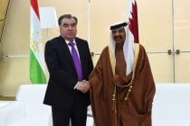Лидер нации Эмомали Рахмон встретился с председателем Маджлиса Шура Катара Мухаммадом ибн Мубораком Аль-Хулайфи