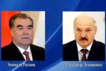 Президент Республики Таджикистан Эмомали Рахмон направил поздравительную телеграмму Президенту Республики Беларусь Александру Лукашенко